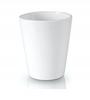 Ceramic Flower Pot, White, 15 Cm
