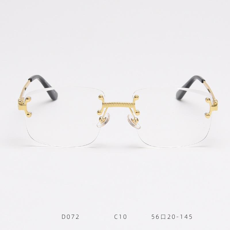 

2026 European and American Frameless Trimmed Spring Feet Sunglasses Women s Gradual Change of Color Sunglasses Men s Street Shooting