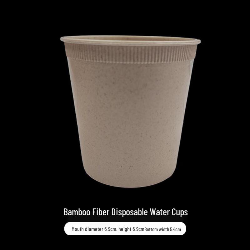 Set di Piatti Monouso Biodegradabili in Fibra di Bambù Qianyu