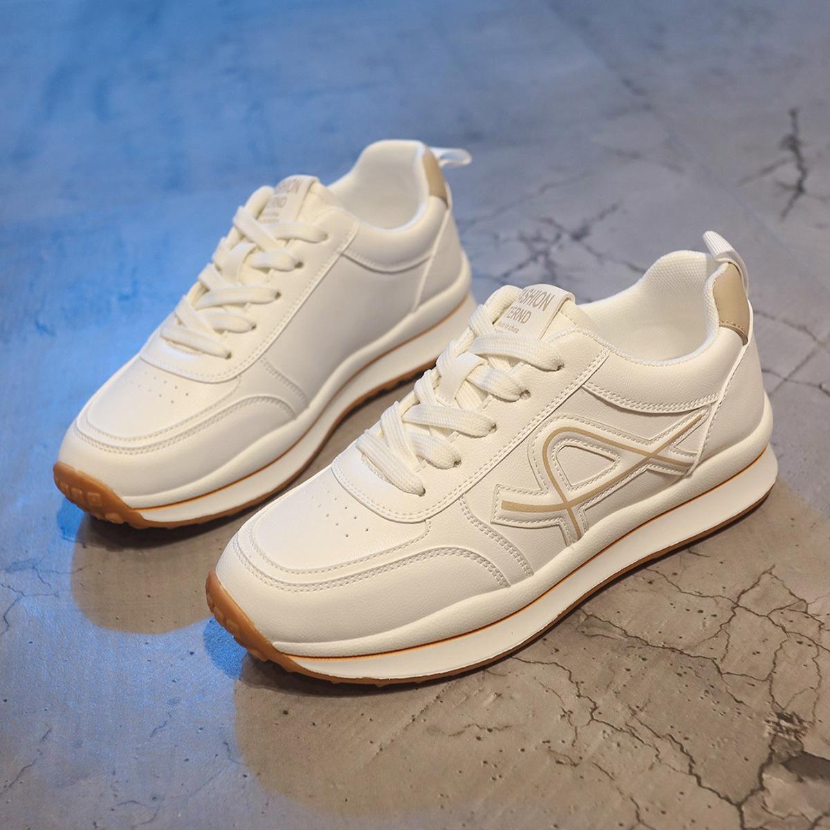 

Platform dad shoes women 2025 new summer versatile Internet celebrity explosion breathable and thin casual sports white shoes 41 хаки