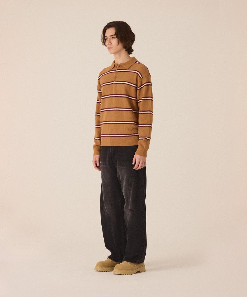 CUTZ Hairy Striped Collar Knit - 2 Colors