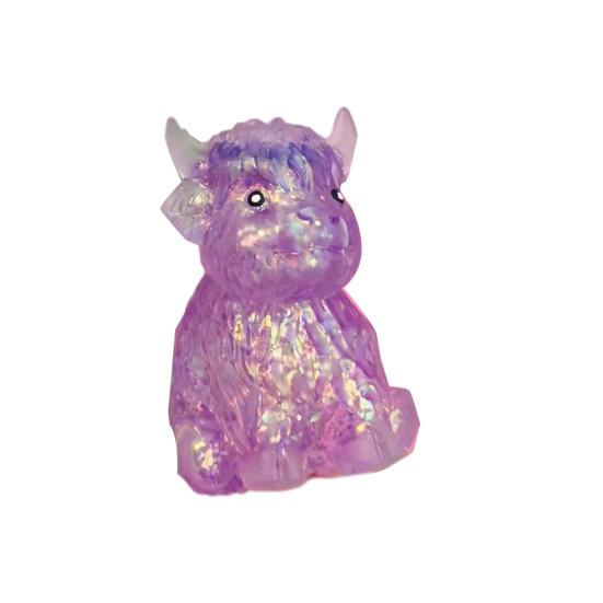 Hochlandkuh Stressabbau Spielzeug Langsam aufsteigende Hochlandrinder Quetschspielzeug Quetschbares Tier Stressball Kuhliebhaber Geschenk