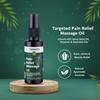 Cannarma Hemp Pain Relief Massage Oil - 50 Ml | Fast Action for Sore Muscles, Sports Injuries, Knee Pain, Sprains, Swelling| Ayurvedic Body Massa
