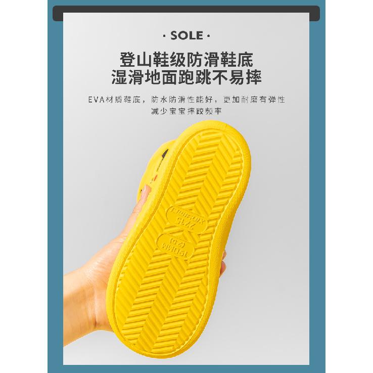 Pikachu Children's Rain Boots Boys Baby Non-Slip Fleece-Lined Warm Rain Boots Girls Toddler Kids Lightweight Waterproof Shoes