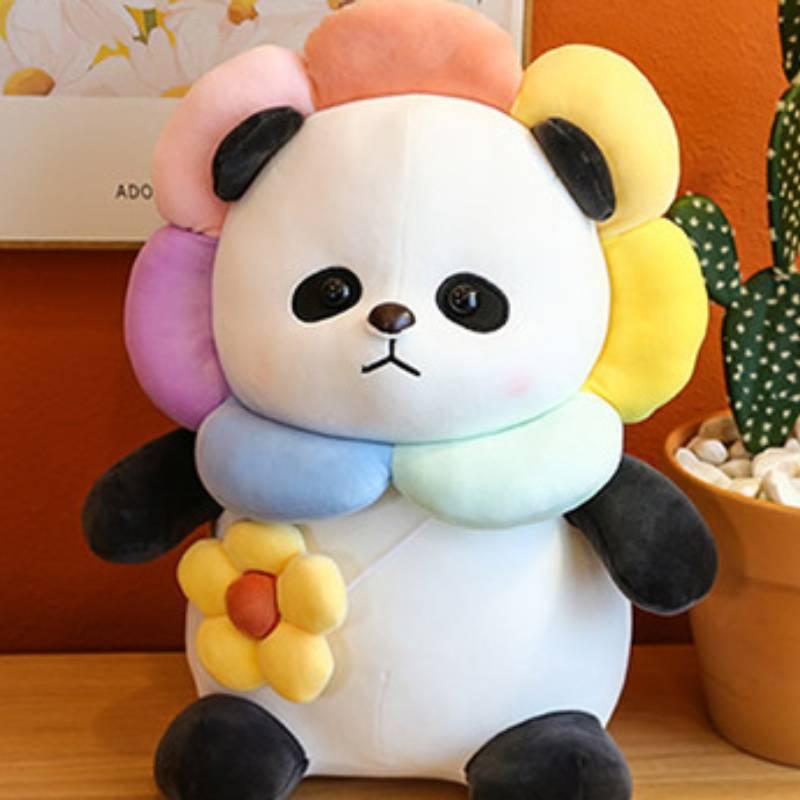 Cute Panda Hug Bear Plush Toy For Girls