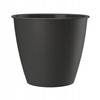 Round Anthracite Flower Pot 13x12 Cm Azalea