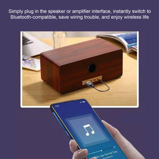 Bluetooth-kompatibilní Car Audio Converter Vysílač s čistým zvukem Plug-Play Široká kompatibilita Univerzální audio adaptér