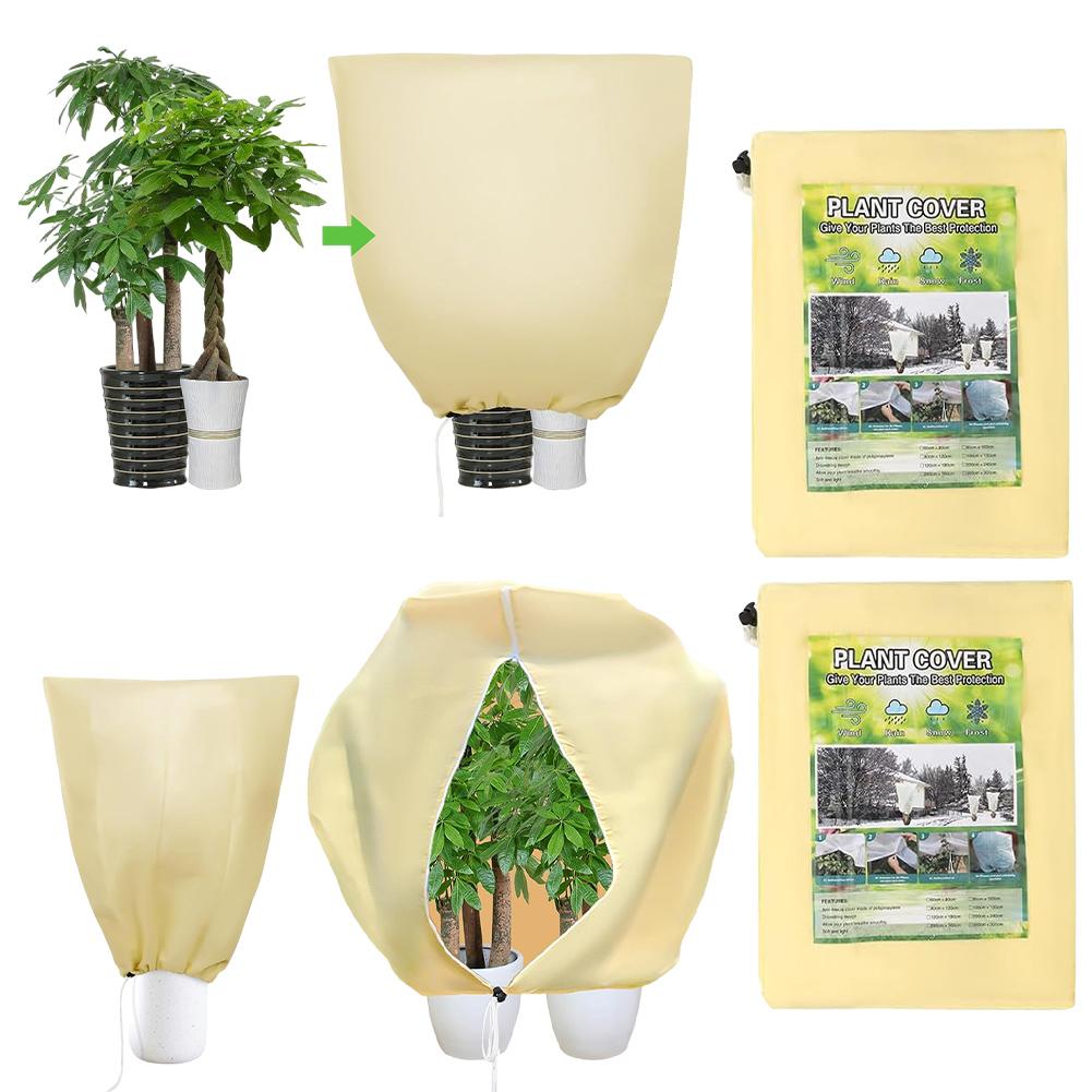 Plant Cover Winter Warm Cover Tree Shrub Plant Protecting Bag Frost Protection For Yard Garden Plants Small Tree Against Cold