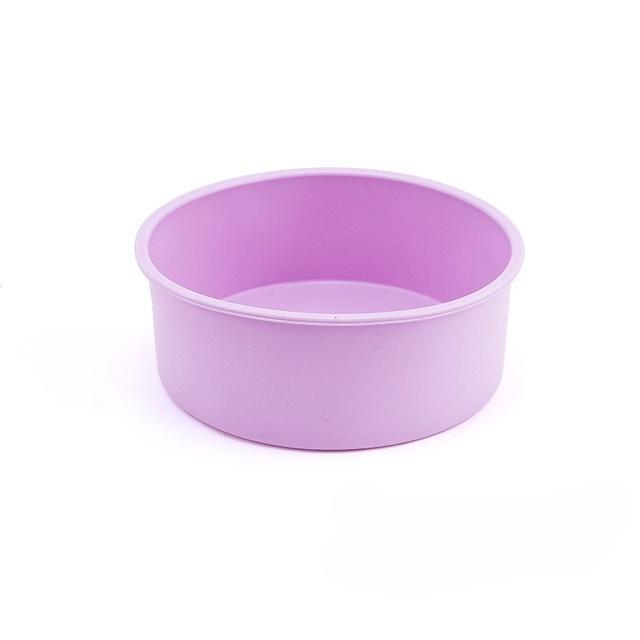 4/6/8/10 Inch Round Rectangle Silicone Mould Baking Pan Pastry Muffin Cake Mold Baking Accessories Silicone Molds