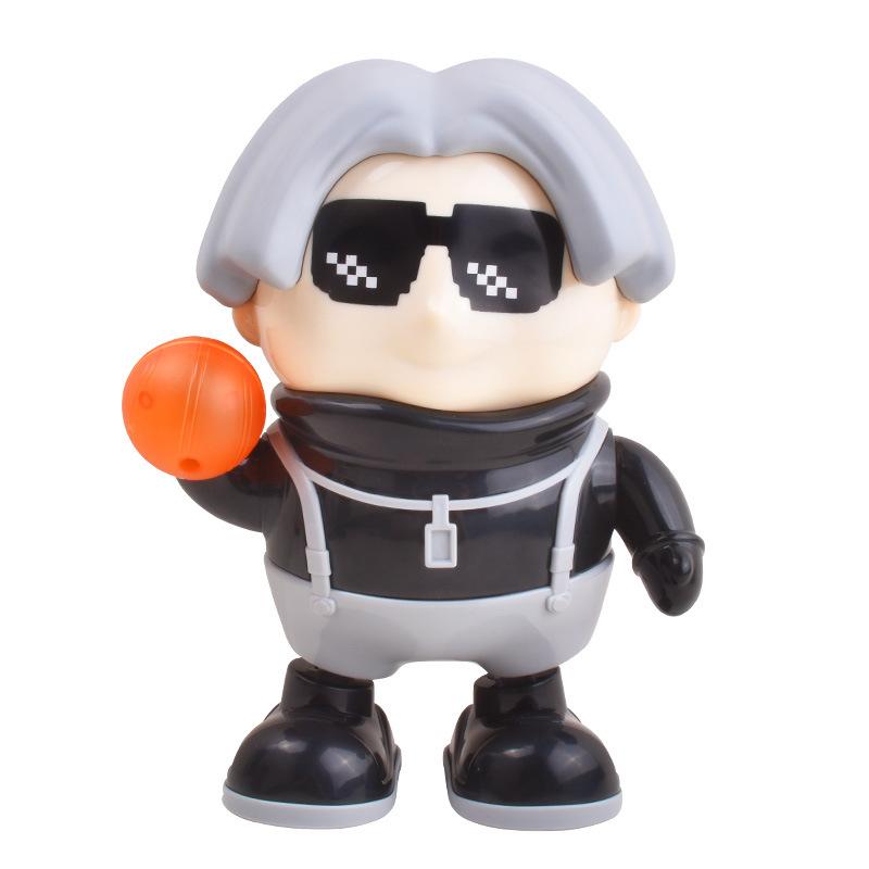 

Creative Funny Electric Basketball Dancing Robot Doll Music Lighting Shiny Educational Electronic Walking Robot Kids Toys