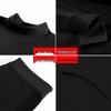 Men's Pure Cotton Mock Neck Thermal Underwear Set