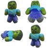 Minecraft Character Game Green Zombie Plush Doll Toy For Decoration Room