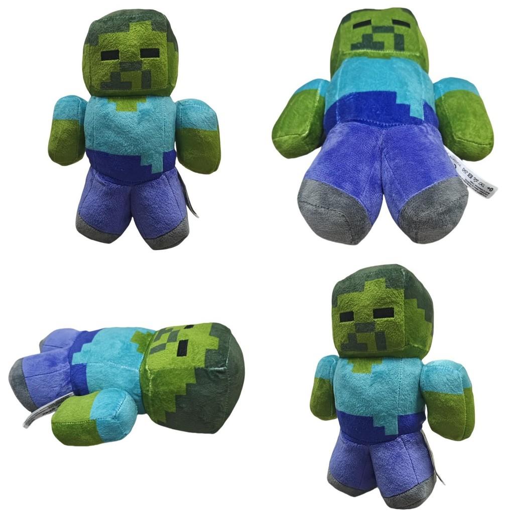 Minecraft Character Game Green Zombie Plush Doll Toy For Decoration Room