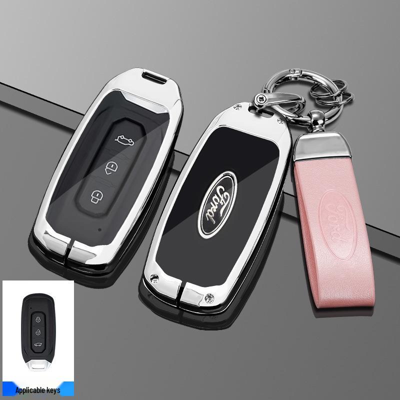 Premium Metal Protective Key Case for Ford Mondeo - Unisex Design