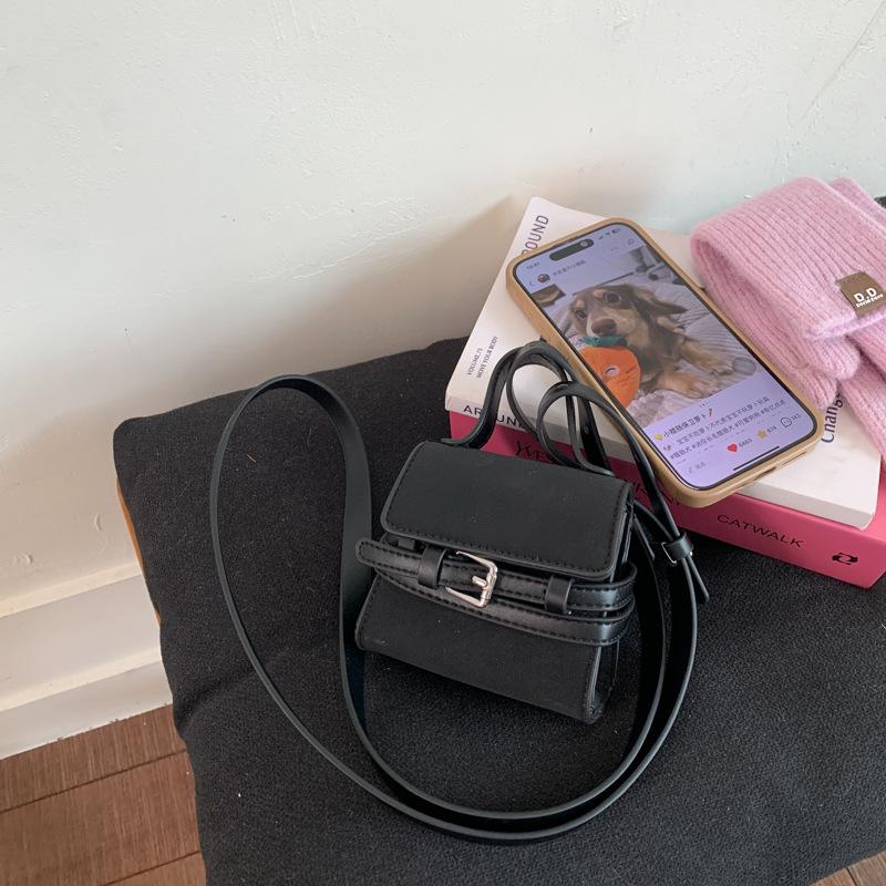 

Mini small bag women s new niche versatile shoulder messenger bag premium lipstick earphone bag чёрный