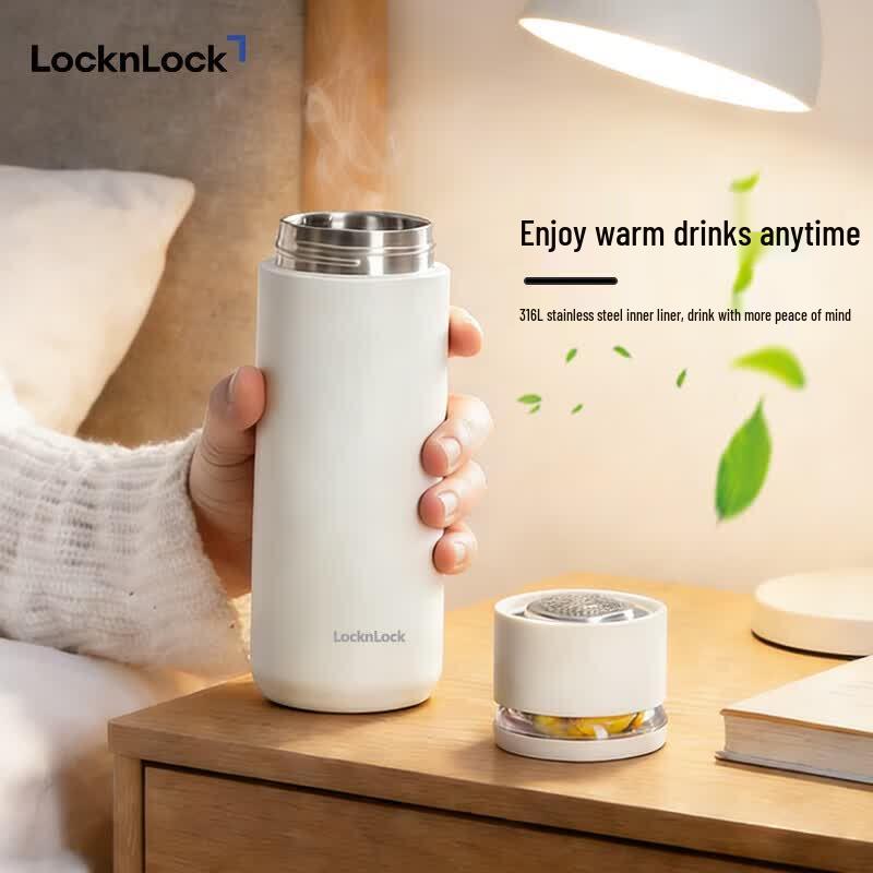 Lock&Lock LHC4434 316L Stainless Steel Insulated Tea Mug