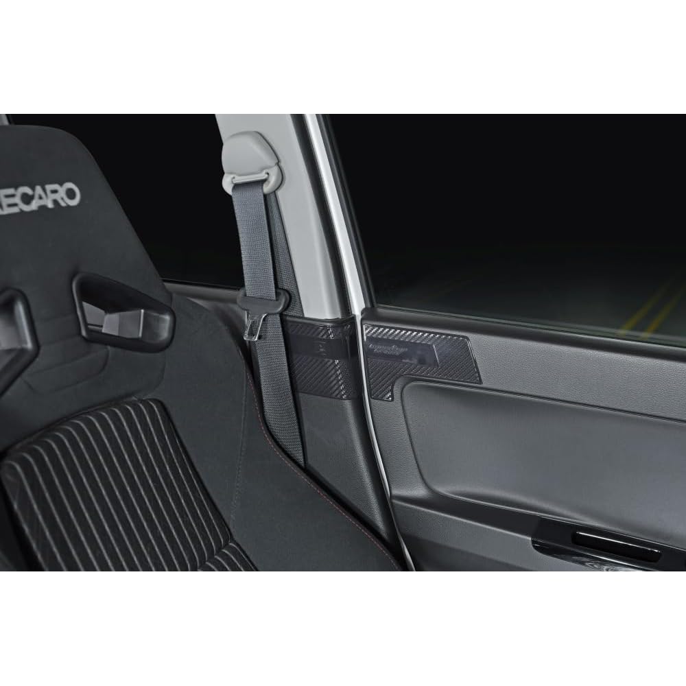 Monster Sport Seat Belt Protector Set 4 Pieces Scratch Resistant Interior Protection Black for Alto Works HA36S