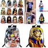 Stylish Anime Naruto Book Bag With Durable Design And Adjustable Shoulder Straps