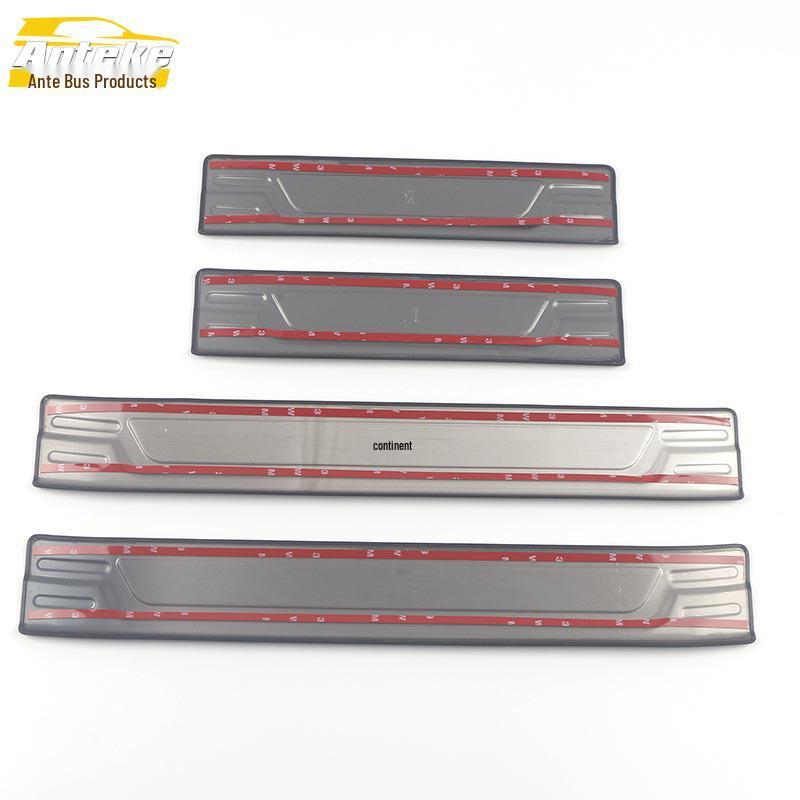 King Kong Cannon Rear Door Sill Sticker & Stainless Steel Welcome Pedal for 22 Models