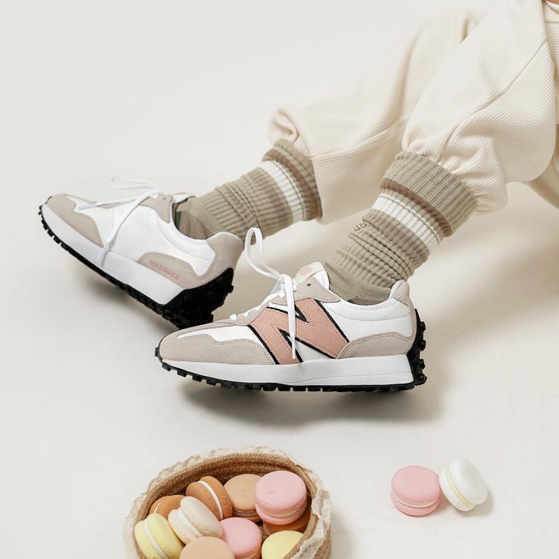New Balance 327 White Pink Haze Women's Sneakers WS327LR