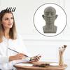 Human Anatomy Teaching Tool Generic Planar Head Model for Drawing Resin Skull Sculpture with Accurate Detailed Muscle Structure Art Study Sketching