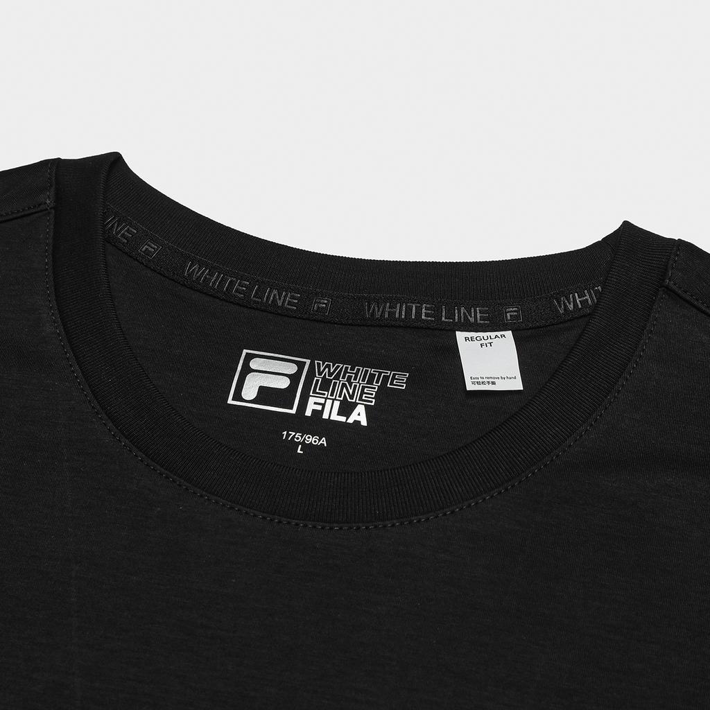 Fila White Versatile Comfortable Simple Short Sleeve T-Shirt Men Tops F11M533104F-BK