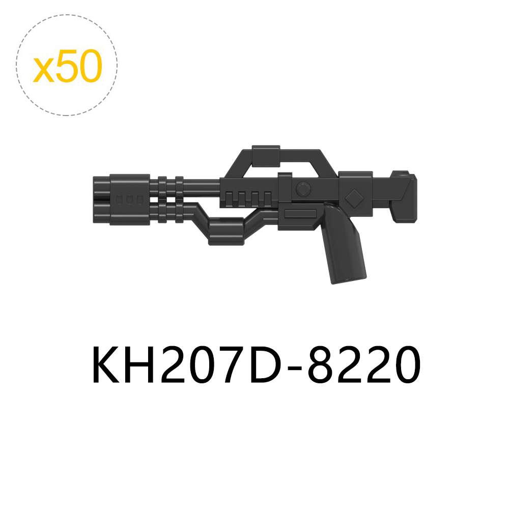 50pcs/lot Gun Pistol Space Soldiers Military War Weapon Compatible Figure Building Blocks Educational Toys For Children Boy Kid