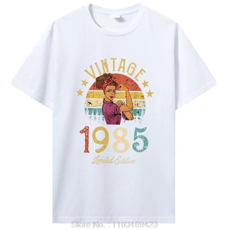 Funny Classic 1985 Original Vintage T Shirt Summer Graphic Unisex Cotton Tshirt Streetwear Birthday Awesome T-shirt Clothing