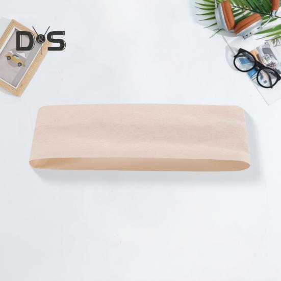 Women Men Headband High Elastic Solid Color Wide Hair Band Breathable Elastic Hair Tie Sports Yoga Fitness Headgear