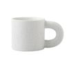 Fat Round Handgrip Novelty Cups Ceramic Cute Fat Handle Cup Personalized Milk Container  Home