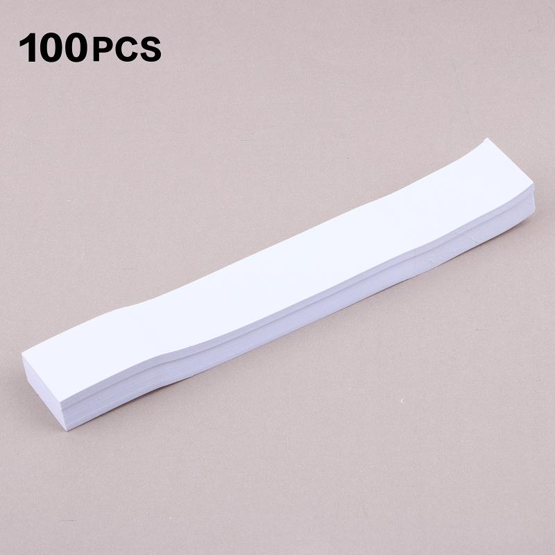 100pcs Money Bands Self-adhesive Tear Resistant Self Sealing Cash Straps Professional White Money Wrappers For Supermarkets·