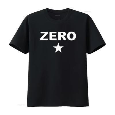 Grunge Alternative Zero Star 90s Rock Band Music Raglan Baseball T Shirt Black L Vintage Washed Unisex Comfortable Versatile
