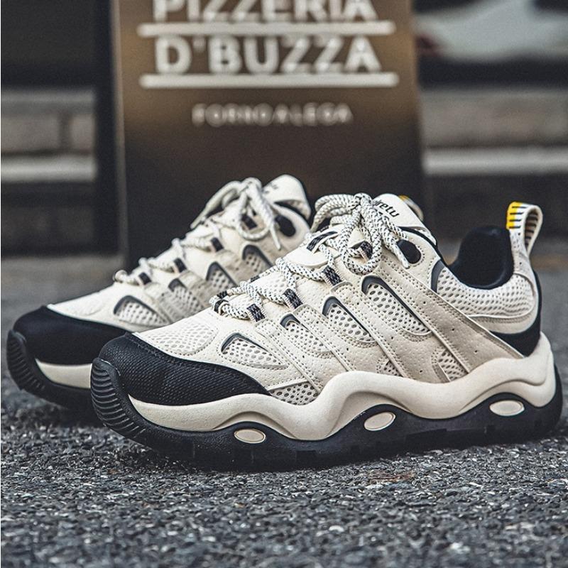 Sportowe buty na grubej podeszwie dla mężczyzn 2024 Nowe Jesienne Pogrubiona Podeszwa Podwyższające Tatusiowe Buty Męskie Wszechstronne Codzienne Buty trampki mężczyzna buty