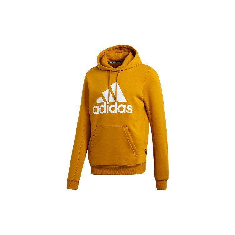 Adidas Sweatshirts Men's Gold Hooded Moderate Regular FR6609