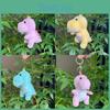 Lovely Mini Dinosaur Plush Toy Cute Keychain Accessory Soft Pp Cotton Stuffed Animal In Colors