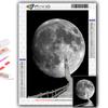 Full 5D Diy Diamond Painting Moon Art 5D Diamond Painting