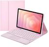 TransAudio 20 Pro Tablethülle: Bluetooth-Tastatur, Lederhülle, Magnetischer Stifthalter, Abnehmbare Maus.