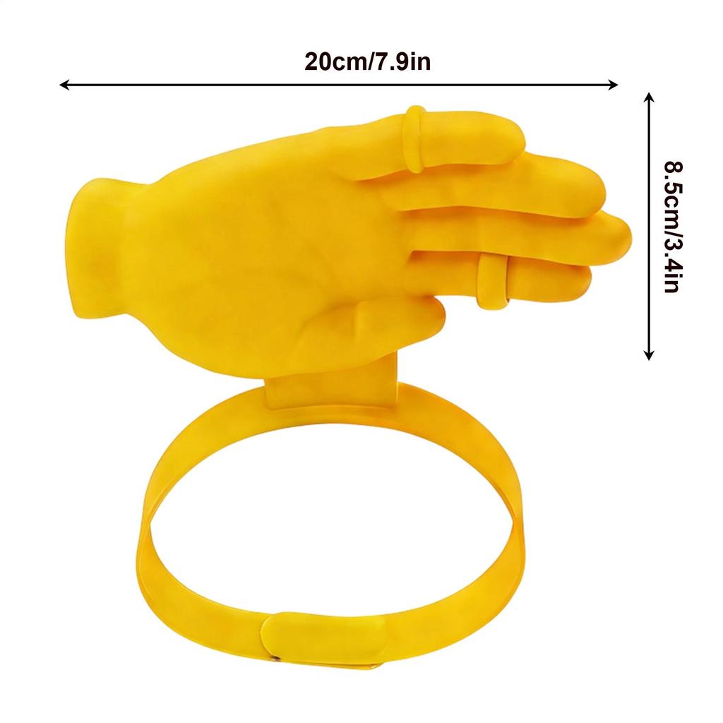 Sonnenschutzhut 3D-gedruckte Handform Sonnenschutz Stirnband Sommer Sonnenschutzhut für Outdoor Angeln Strand Wandern Bootfahren Klettern
