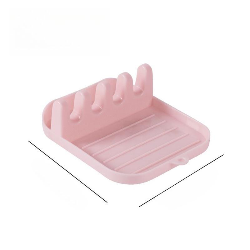 

Multiple Utensil Spoon Rest with Drip Pad Non-Slip Heat Kitchen and Grill Spoon Holder for Spatula, Ladle, Tongs, Kitchen Gadgets,