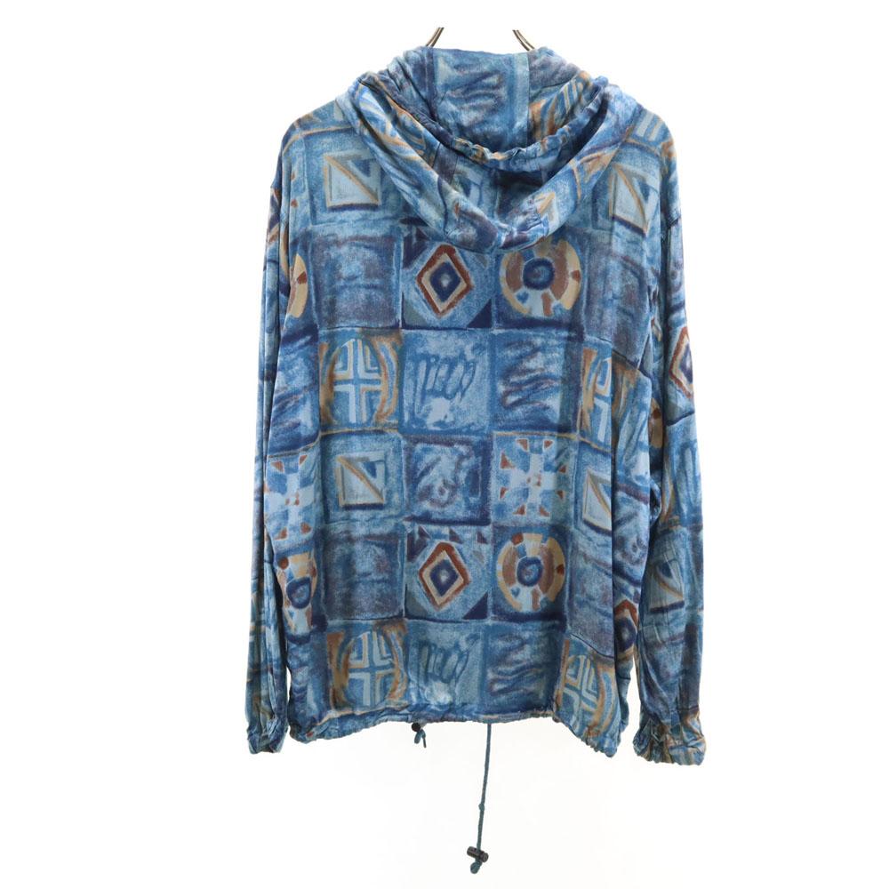 UNIQLO 90s Old Long sleeve Zip hoodie M blue Men's Used
