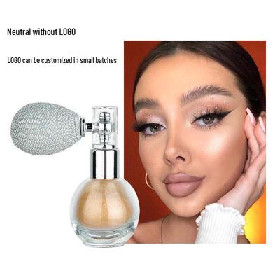 Cross-Border Glitter Spray Body Shimmer: No-Logo Highlighter with Fine Pearlescent Powder for a Brightening Glow