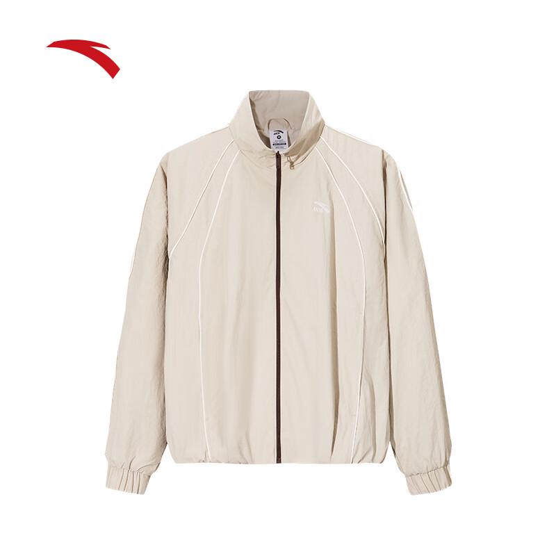 ANTA Women s Trendy Color-block Stand-up Collar Jacket S (160cm)
