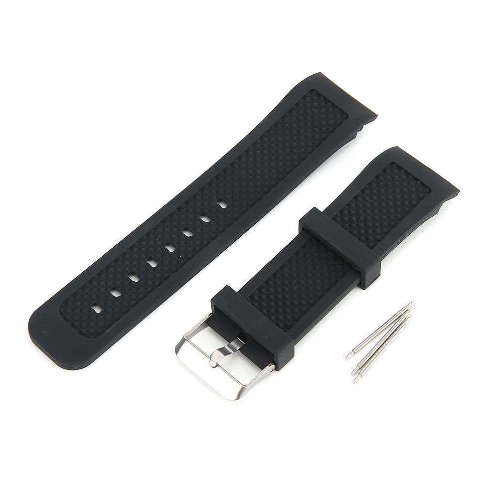 22mm Silikonový řemínek na hodinky Pásek Nastavitelný Náhradní díl pro náramkové hodinky