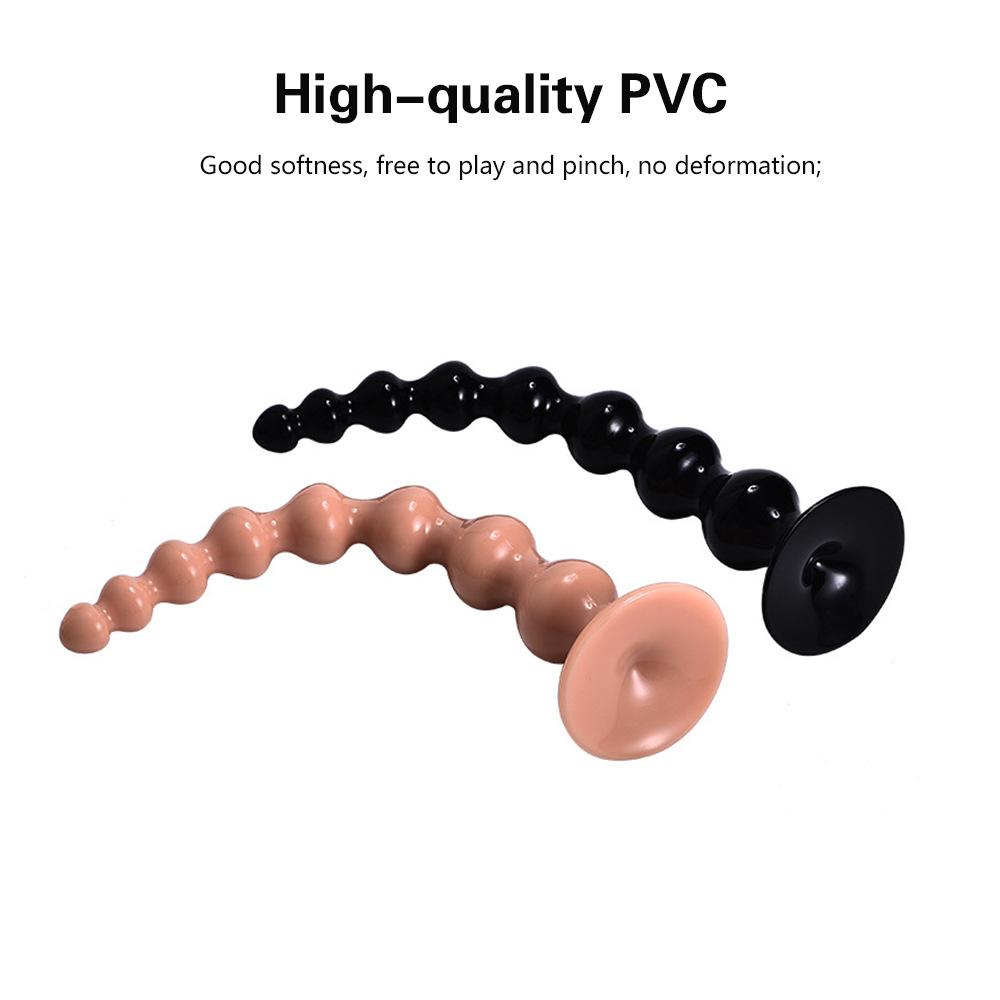 Extra-long Pull Beads Out of The Backyard Toy Anal Plug Tail Reamer for Men and Women Anal Sex Toys Anal Beads