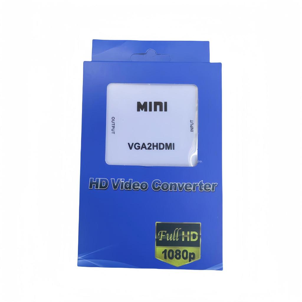 HDMI To HDTV/AV/VGA Converter — Compact High-Definition Video Converter Box