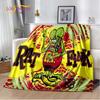 Portable Multifunctional Children's holiday birthday Gift Cartoon Rat Fink Cute Home Bedroom decoration Warm Sherpa blanket