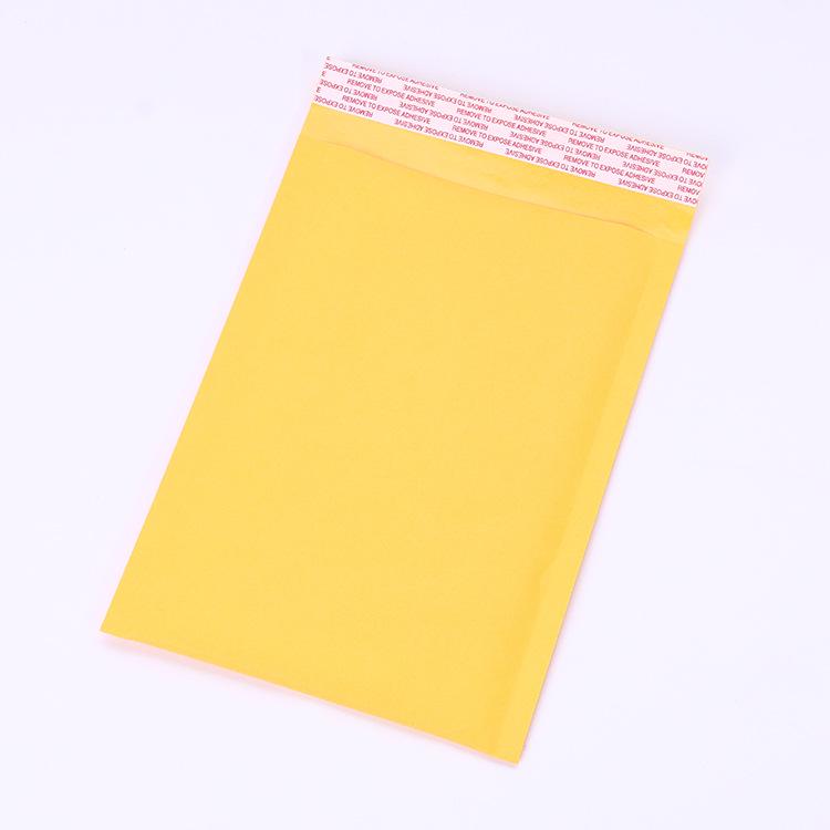 Yellow Kraft Bubble Envelope for Logistics and Clothing Packaging