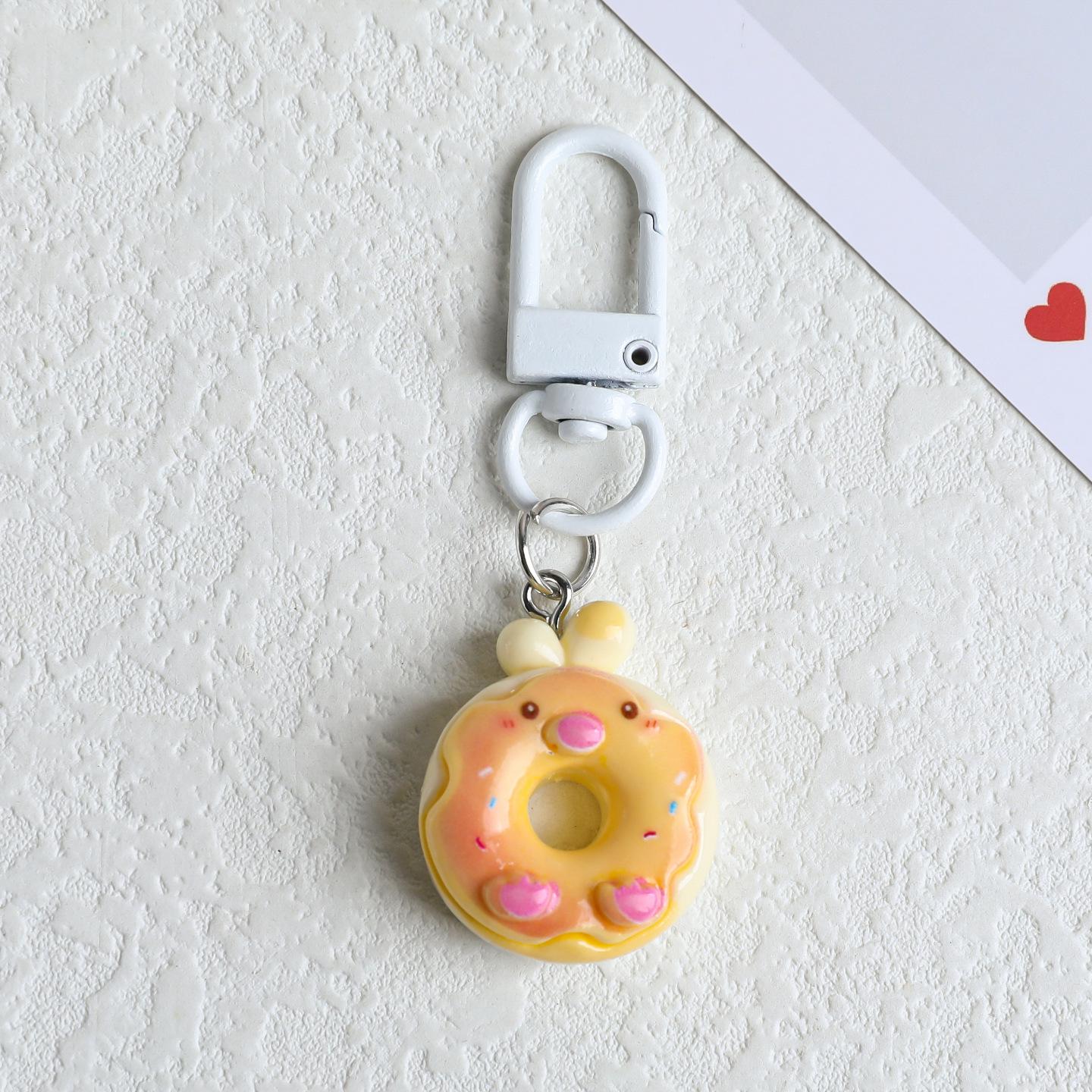 

Милый брелок-пончик с животным и подвеска для сумки