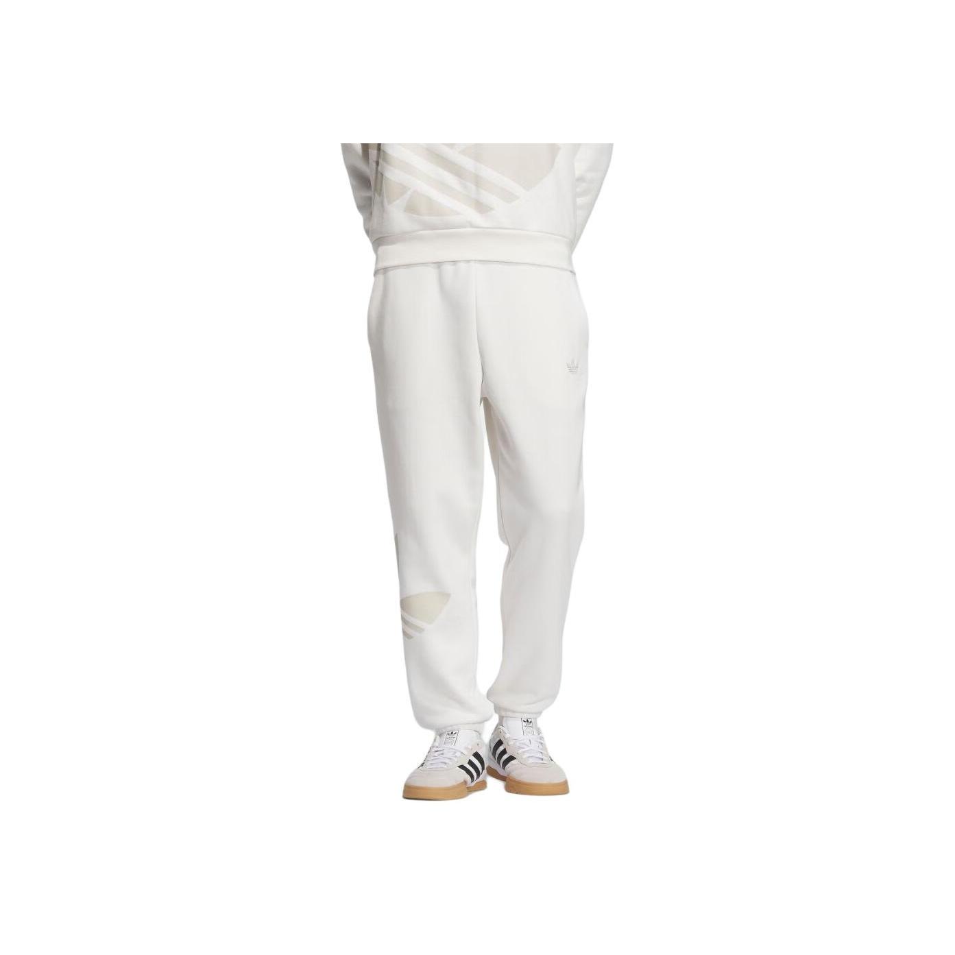 

Adidas Originals FW24 Solid Color Comfortable Versatile Fashion Sports Long Pants Men Bottoms White JL8389 L