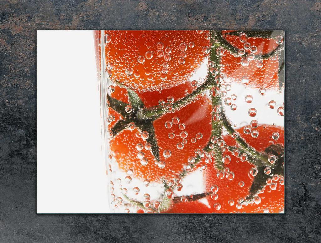 SZKLANA PŁYTA OCHRONNA NA KUCHENKĘ 70x52 POMIDOR